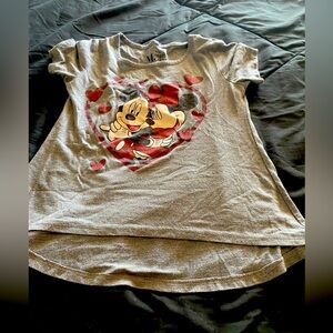 Mickey and Minnie Love Heart T shirt